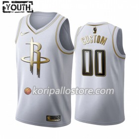 Houston Rockets Custom Nike 2019-2020 Valkoinen Golden Edition Lasten Pelipaidat Swingman